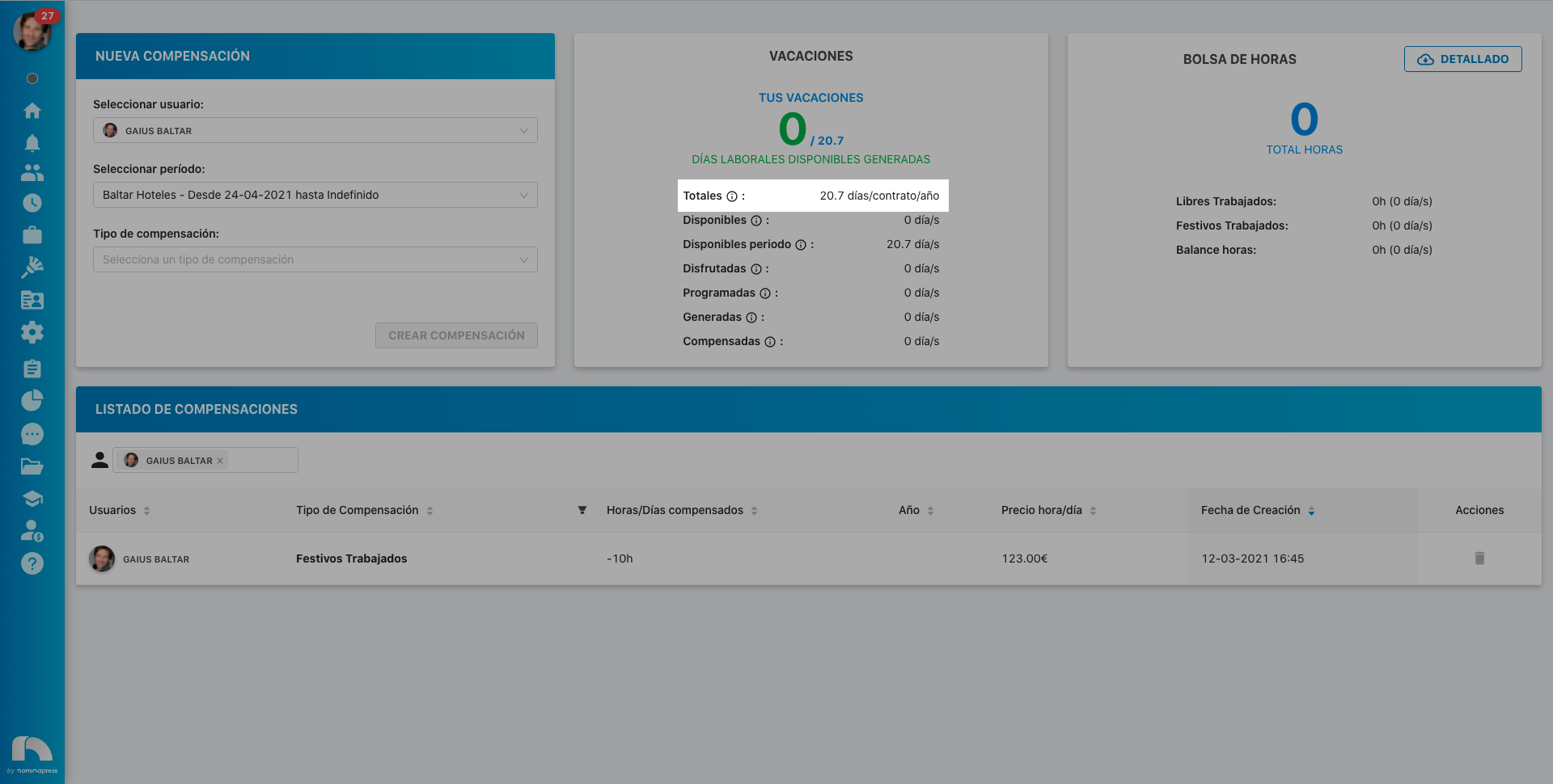 Widgets Urlaub - Gesamtzahl Widgets Urlaub - Gesamtzahl