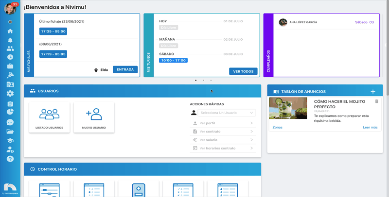 User extra fields list User extra fields list